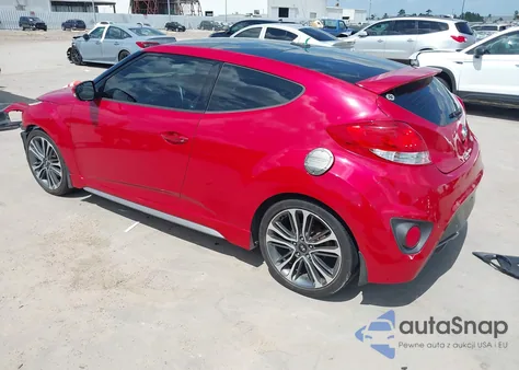 2016 Hyundai Veloster Turbo из США, поврежденный, VIN KMHTC6AE2GU284280